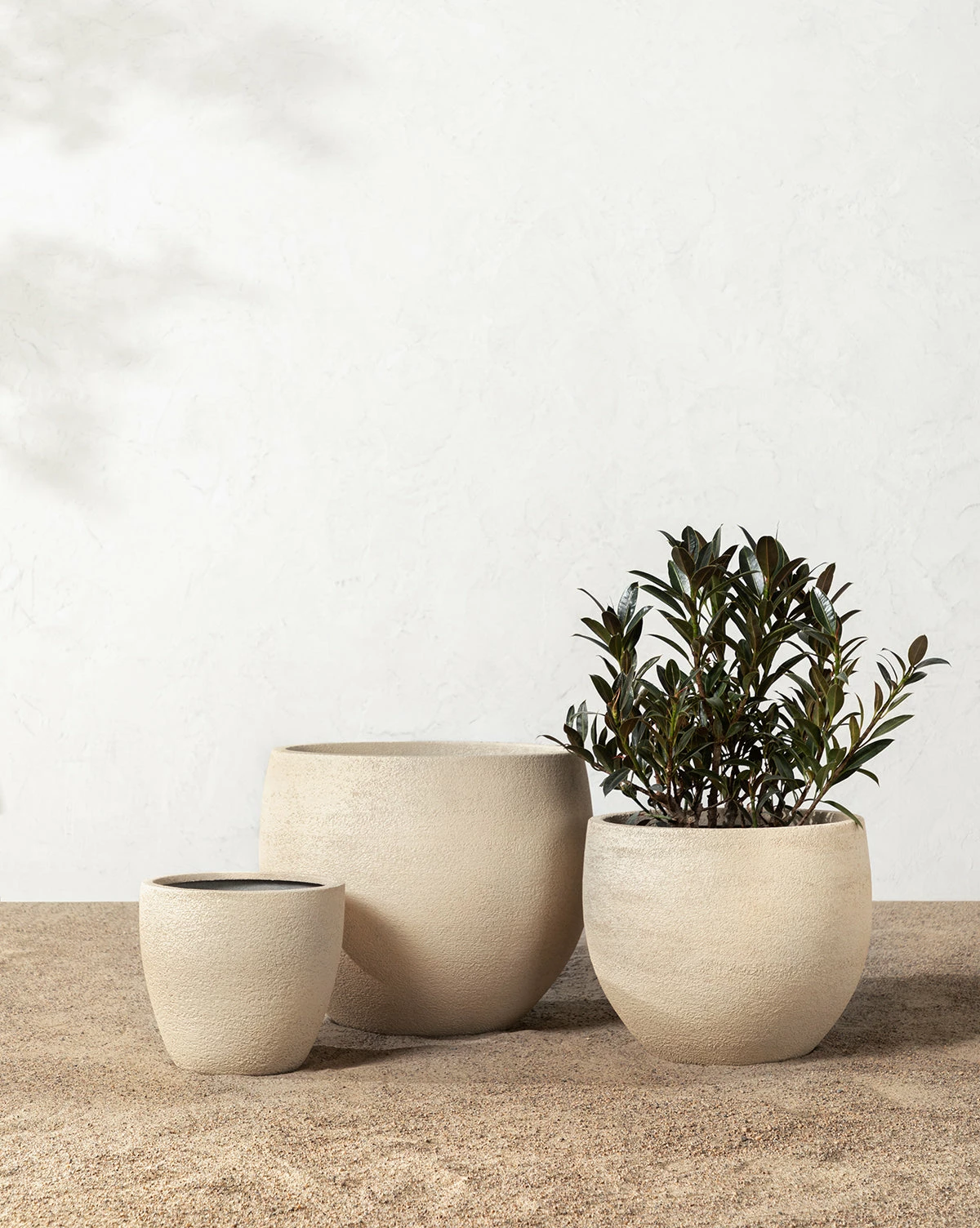 Bodie Tan Fiberstone Planter 5 Bodie Tan Fiberstone Planter - Image 3