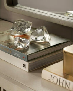 Glass Crystal Object (Set Of 3) -Bloomingville Shop 20230316 SS Decor 007