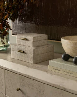 Natural Fabric Boxes -Bloomingville Shop 20230502 SS Decor 012 T