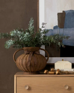 Antonia Woven Vase -Bloomingville Shop 20230821 SS Holiday Decor 018 T