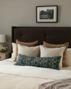 Teal Lotus Floral Pillow Cover 9 Teal Lotus Floral Pillow Cover -Bloomingville Shop 20230830 SS Decor Pillows 012 T