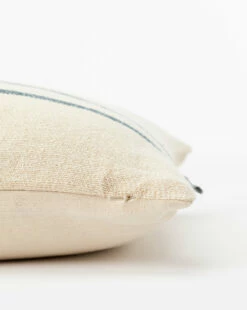 Abigail Silk Stripe Pillow Cover -Bloomingville Shop AbigailSilkStripePillowCover MPLW0649 CRM 14x20 D1