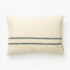 Abigail Silk Stripe Pillow Cover -Bloomingville Shop AbigailSilkStripePillowCover MPLW0649 CRM 14x20 MAIN