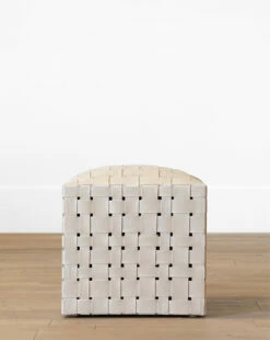 Ackley Leather Ottoman