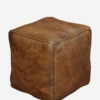 Aldo Leather Ottoman -Bloomingville Shop AldoLeatherOttoman MFRN0565 BWN OS MAIN T