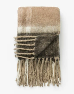 Allerton Plaid Throw -Bloomingville Shop AllertonPlaidThrow MBED0263 MLT OS D1 T