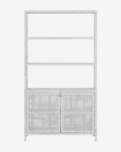 Alvarez Bookcase With Hutch -Bloomingville Shop AlvarezBookcasewithHutch MFRN2553 WHT OS MAIN