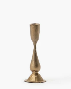 Antique Brass Taper Candle Holder -Bloomingville Shop AntiqueBrassTaperCandleHolder MDCR2023 BRS S