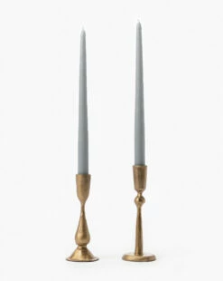 Antique Brass Taper Candle Holder -Bloomingville Shop AntiqueBrassTaperCandleHolder MDCR2023 BRS S D1