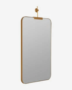 Anwen Wall Mirror -Bloomingville Shop AnwenWallMirrorBrass MMIR0157 BRS 24x44 D1