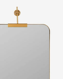 Anwen Wall Mirror -Bloomingville Shop AnwenWallMirrorBrass MMIR0157 BRS 24x44 D2