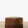 Astrid Fringe Ottoman -Bloomingville Shop AstridFringeOttoman MFRN2244 BWN OS MAIN