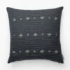 Atilla Pillow Cover -Bloomingville Shop AtillaPillowCover MPLW1105 NVY 22x22 MAIN