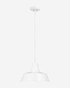 Barn Light Outdoor Pendant -Bloomingville Shop BarnLightOutdoorPendant MLHT1186 WHT OS MAIN