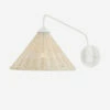 Basket Swing Arm Sconce 1 Basket Swing Arm Sconce -Bloomingville Shop BasketSwingArmSconce MLHT0860 WHT OS MAIN