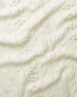 Bauble Wool Throw 10 Bauble Wool Throw -Bloomingville Shop BaubleWoolThrow MBED0212 CRM OS D2