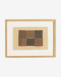 Terracotta Checkered Print