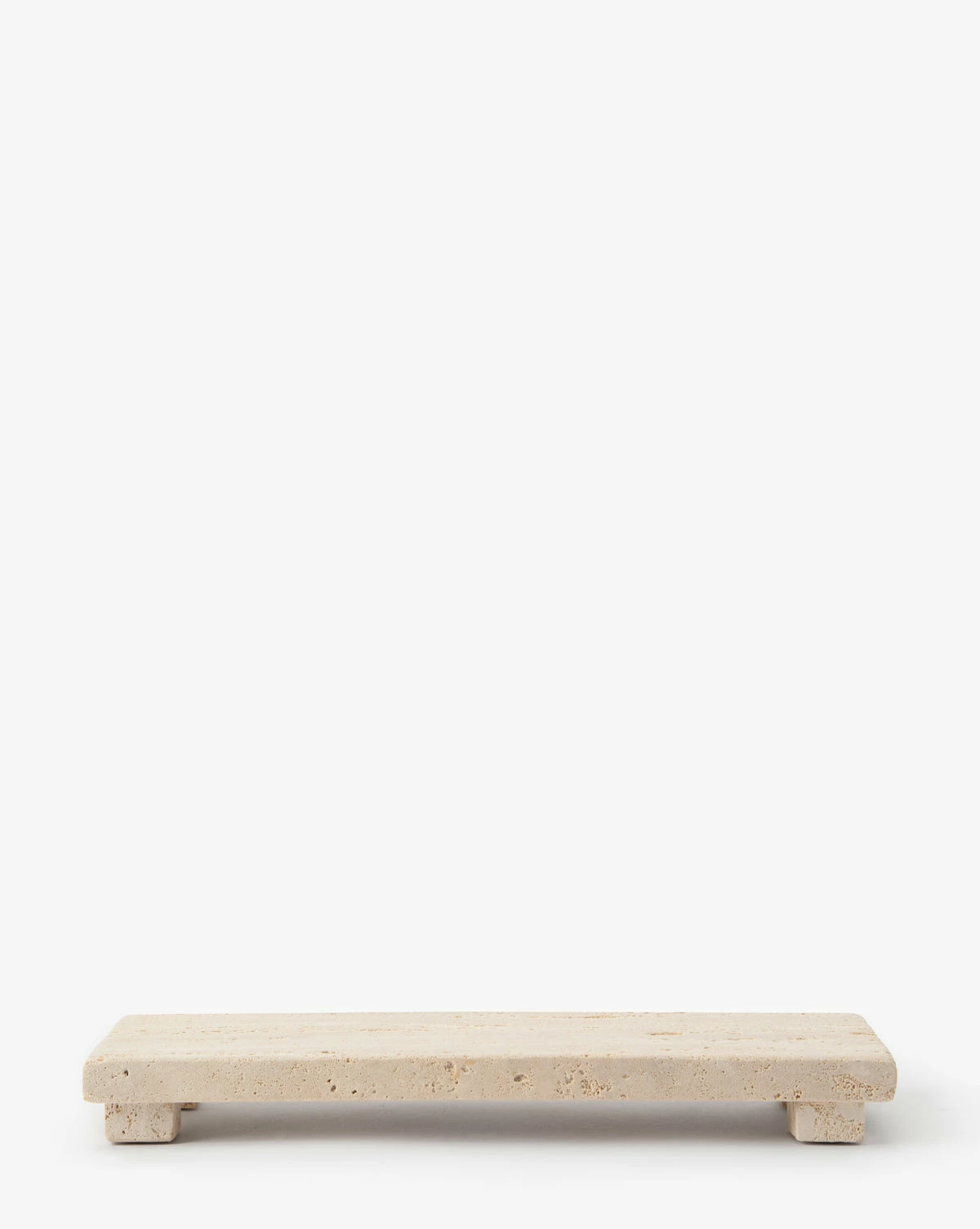 Beige Travertine Footed Serving Board 3 Beige Travertine Footed Serving Board