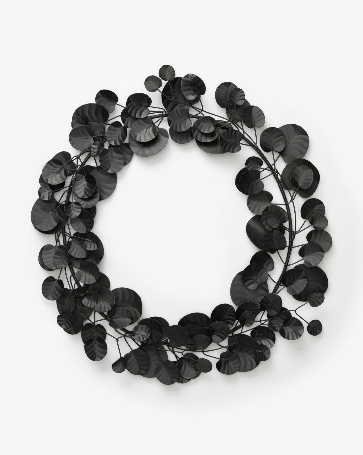 Faux Black Eucalyptus Wreath 3 Faux Black Eucalyptus Wreath
