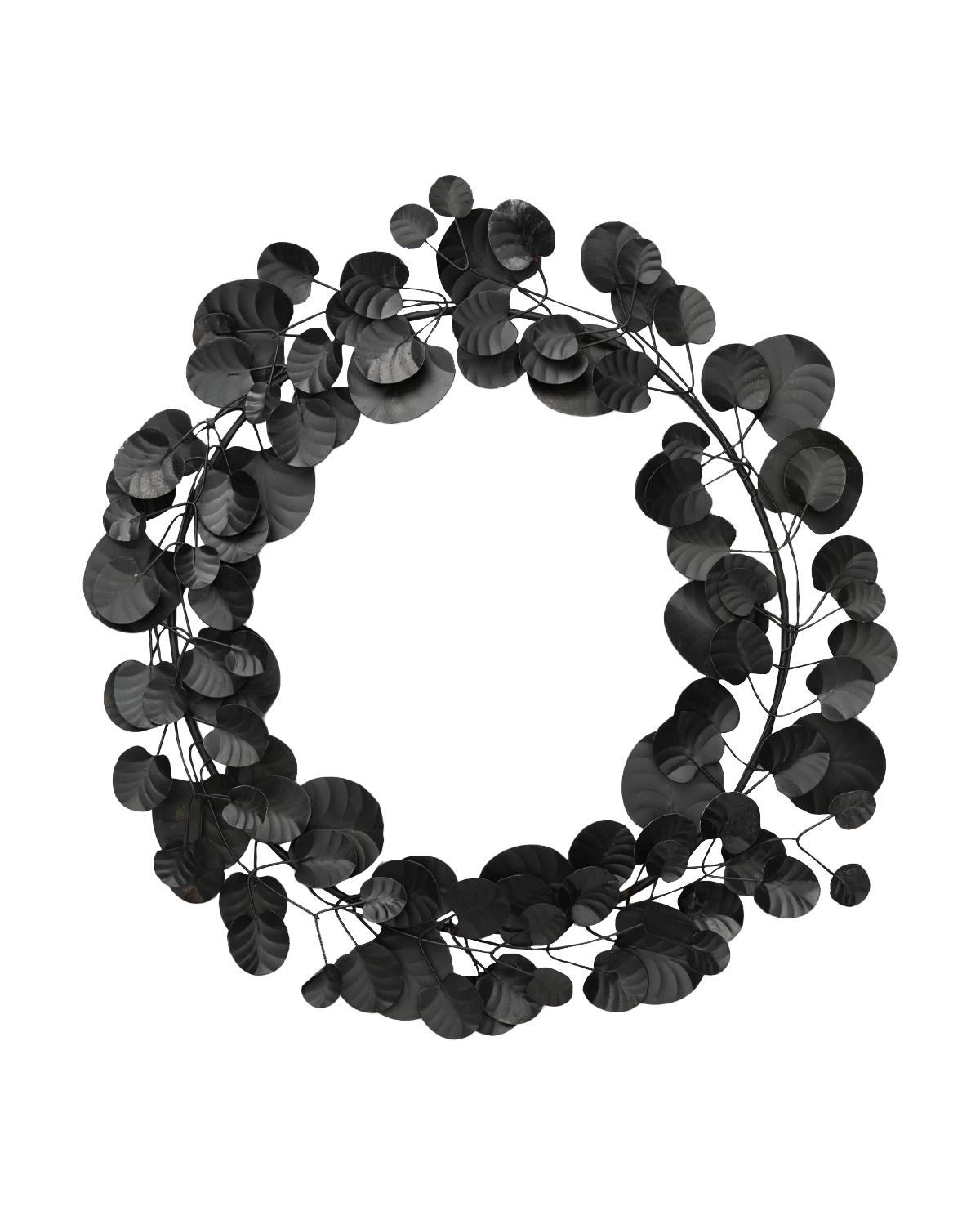 Faux Black Eucalyptus Wreath 7 Faux Black Eucalyptus Wreath - Image 5