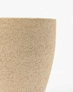 Bodie Tan Fiberstone Planter 12 Bodie Tan Fiberstone Planter -Bloomingville Shop BodieTanFiberstonePlanter MDCR2577 TAN D1