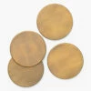 Brass Coasters (Set Of 4) -Bloomingville Shop BrassCoasters Setof4 MKTN0965 BRS S4 MAIN