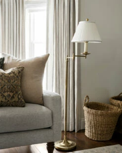 Dorchester Swing Arm Floor Lamp -Bloomingville Shop Briana Josh 27