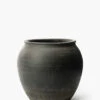 Brushed Charcoal Vase -Bloomingville Shop BrushedCharcoalVase MDCR1650 BLK OS MAIN T