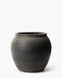 Brushed Charcoal Vase