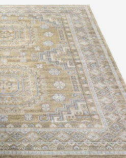 Caru Hand-Knotted Wool Rug -Bloomingville Shop CaruHand KnottedWoodRug MRUG0835 BWN 8x10 D1