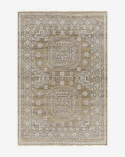 Caru Hand-Knotted Wool Rug -Bloomingville Shop CaruHand KnottedWoolRug MRUG0835 BWN 6x9 MAIN