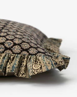 Cassana Floral Pillow Cover -Bloomingville Shop CassanaFloralPillowCover MPLW1408 MLT 22x22 D1 T