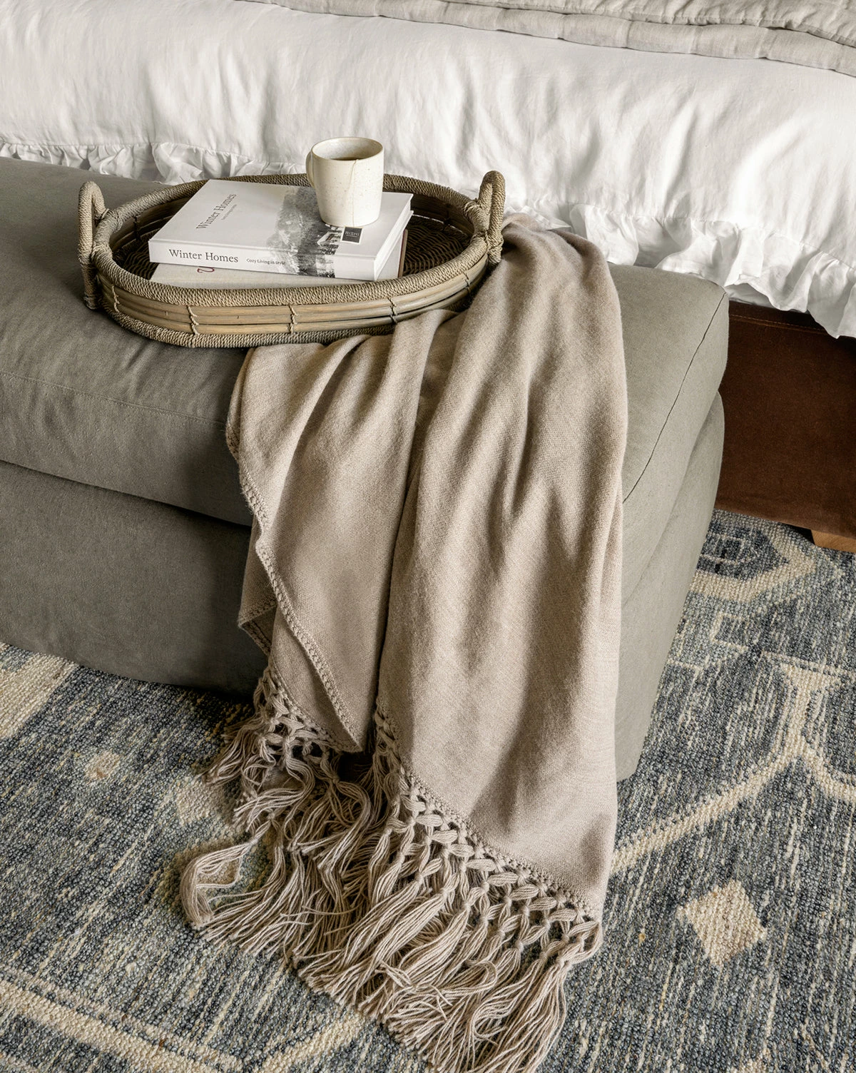 Fringed Alpaca Throw 4 Fringed Alpaca Throw - Image 2