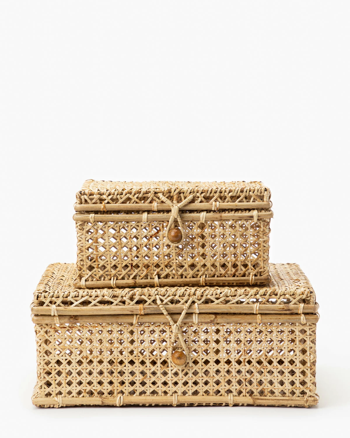 Cielo Cane Boxes (Set Of 2) 3 Cielo Cane Boxes (Set Of 2)