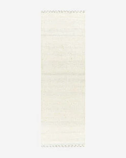 Clarendon Handwoven Wool Rug -Bloomingville Shop ClarendonWoolRug MRUG0761 BGE 3x8 1