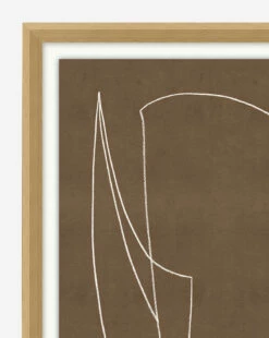 Contour Study I 9 Contour Study I -Bloomingville Shop ContourStudyI MART0982 BWN 20x24 D1