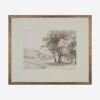 Countryside Drawing 2 Countryside Drawing -Bloomingville Shop CountrysideDrawing MART1604 BAW 25x21 F MAIN