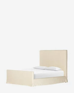 Daines Slipcover Bed -Bloomingville Shop DainesSlipcoverBed MFRN2622 NAT Q D1