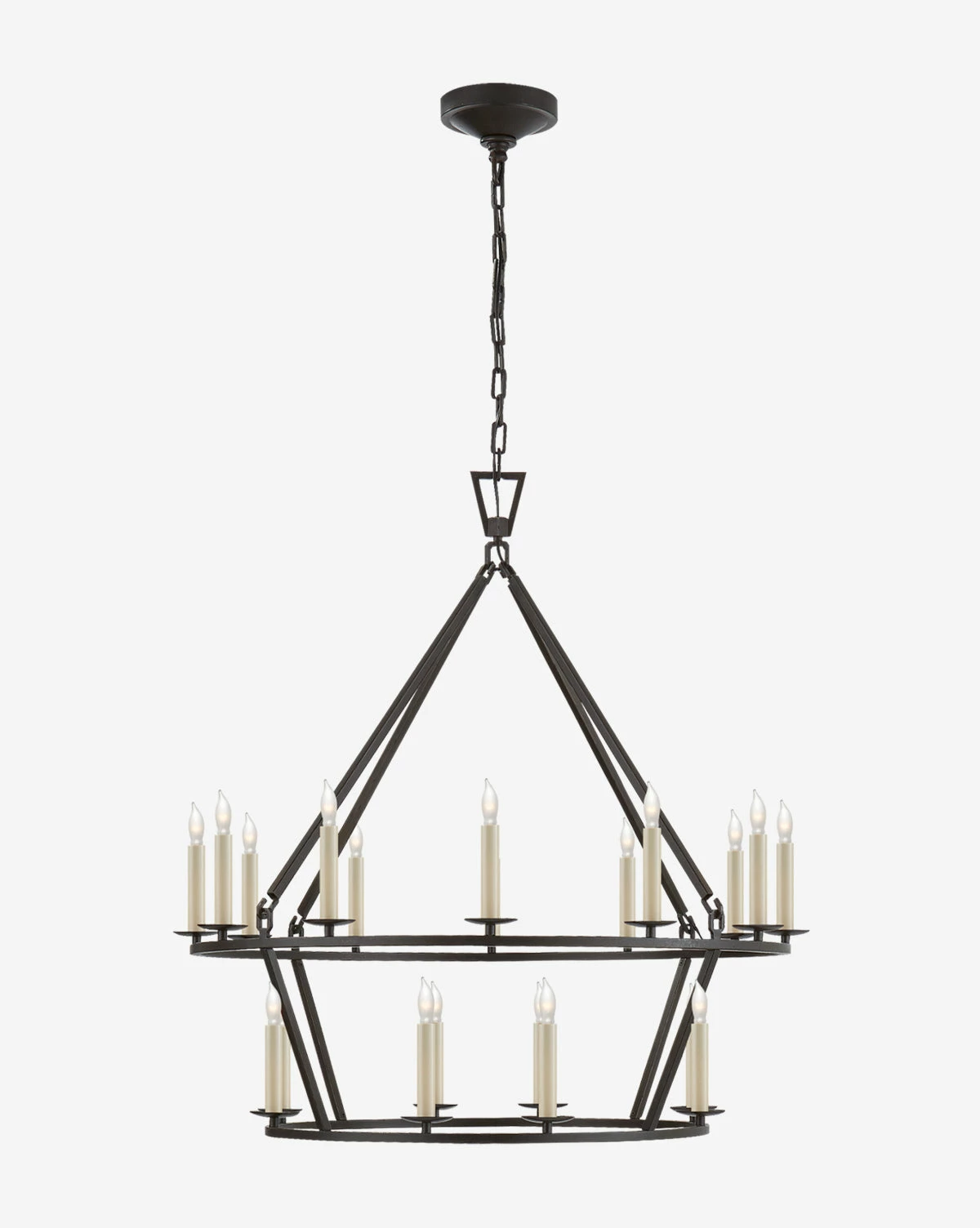 Darlana Two-Tiered Ring Chandelier 3 Darlana Two-Tiered Ring Chandelier