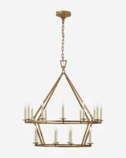 Darlana Two-Tiered Ring Chandelier 22 Darlana Two-Tiered Ring Chandelier -Bloomingville Shop DarlanaTwo TieredRingChandelier MLHT0141 GIR M