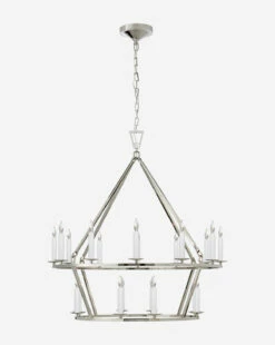 Darlana Two-Tiered Ring Chandelier 23 Darlana Two-Tiered Ring Chandelier -Bloomingville Shop DarlanaTwo TieredRingChandelier MLHT0141 PNI M