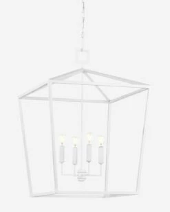 Denison White Lantern -Bloomingville Shop DenisonWhiteLantern MLHT1080 WHT GR D3