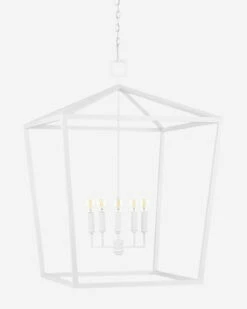 Denison White Lantern -Bloomingville Shop DenisonWhiteLantern MLHT1080 WHT L D1