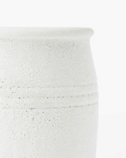 Distressed Chalk Glaze Crock -Bloomingville Shop DistressedChalkGlazeCrock MKTN0524 WHT OS D1