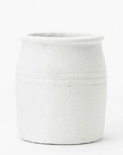Distressed Chalk Glaze Crock