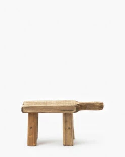 Distressed Wood Pedestal -Bloomingville Shop DistressedWoodPedestal MBTH0106 WDN OS D1