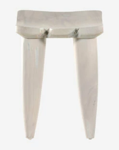 Dowdey Outdoor Stool -Bloomingville Shop DowdeyStoolIvoryTeak4