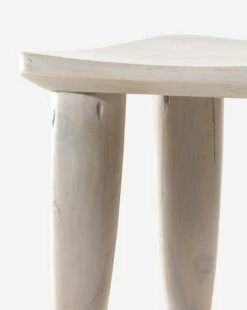 Dowdey Outdoor Stool -Bloomingville Shop DowdeyStoolIvoryTeak6