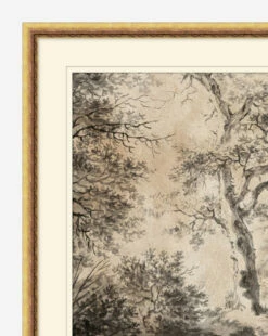 Dutch Landscape Study -Bloomingville Shop DutchLandscapeStudy MART1016 NAT 60x32 F D1