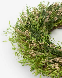 Easy Greens 22" Dried Wreath 7 Easy Greens 22" Dried Wreath -Bloomingville Shop EasyGreens22 DriedWreath MDCR2675 GRN 22 D1